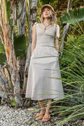 Linen Striped Dress