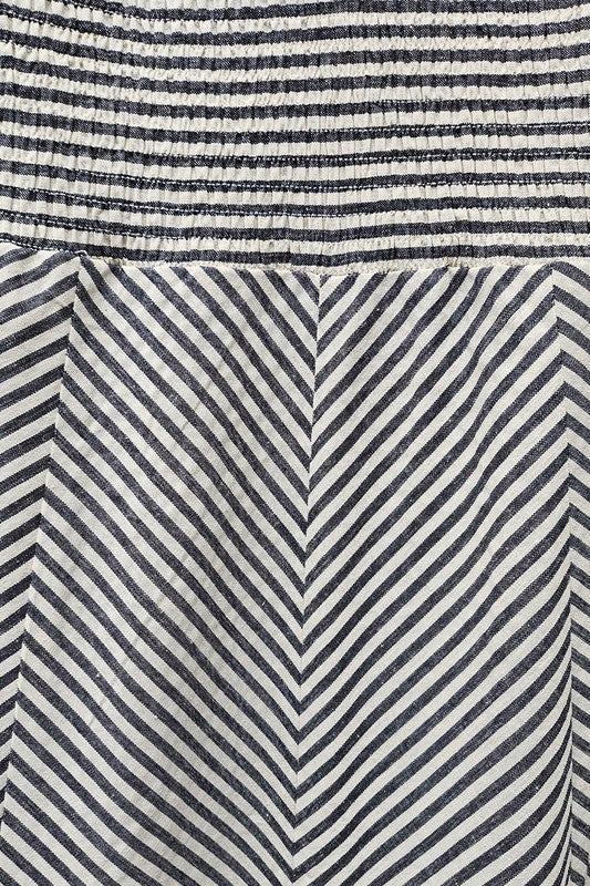 Linen Striped Dress