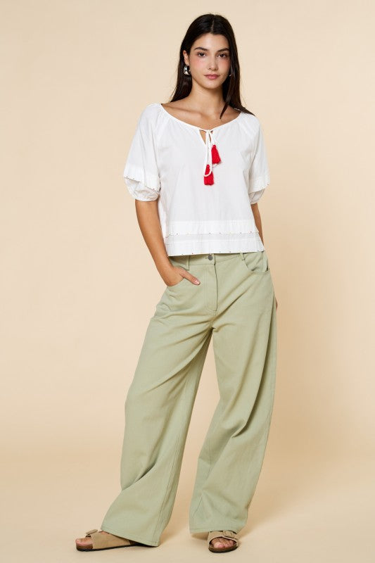 Tassel Pop Top