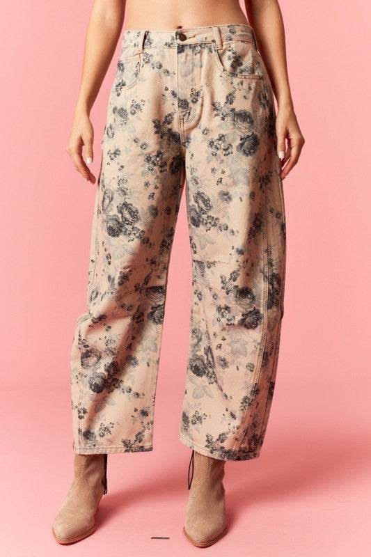 Bloom Barrel Jeans