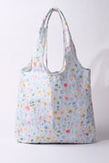 Floral Tote Bag - Blue