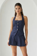 Indigo Short Set