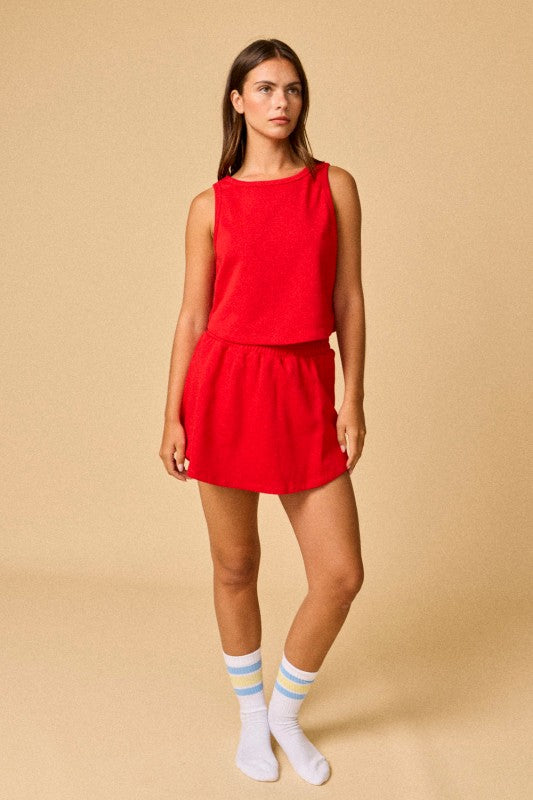 CASUAL SKORT SET