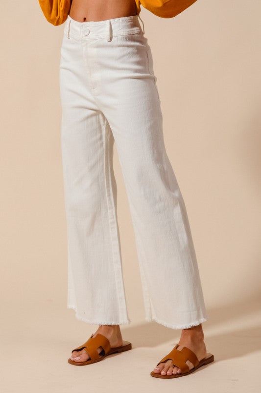 WIDE LEG STRETCHY PANTS