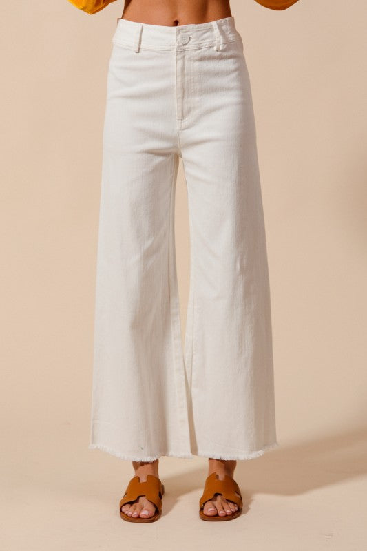 WIDE LEG STRETCHY PANTS