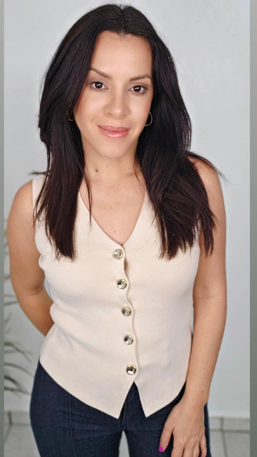 Beige Vest